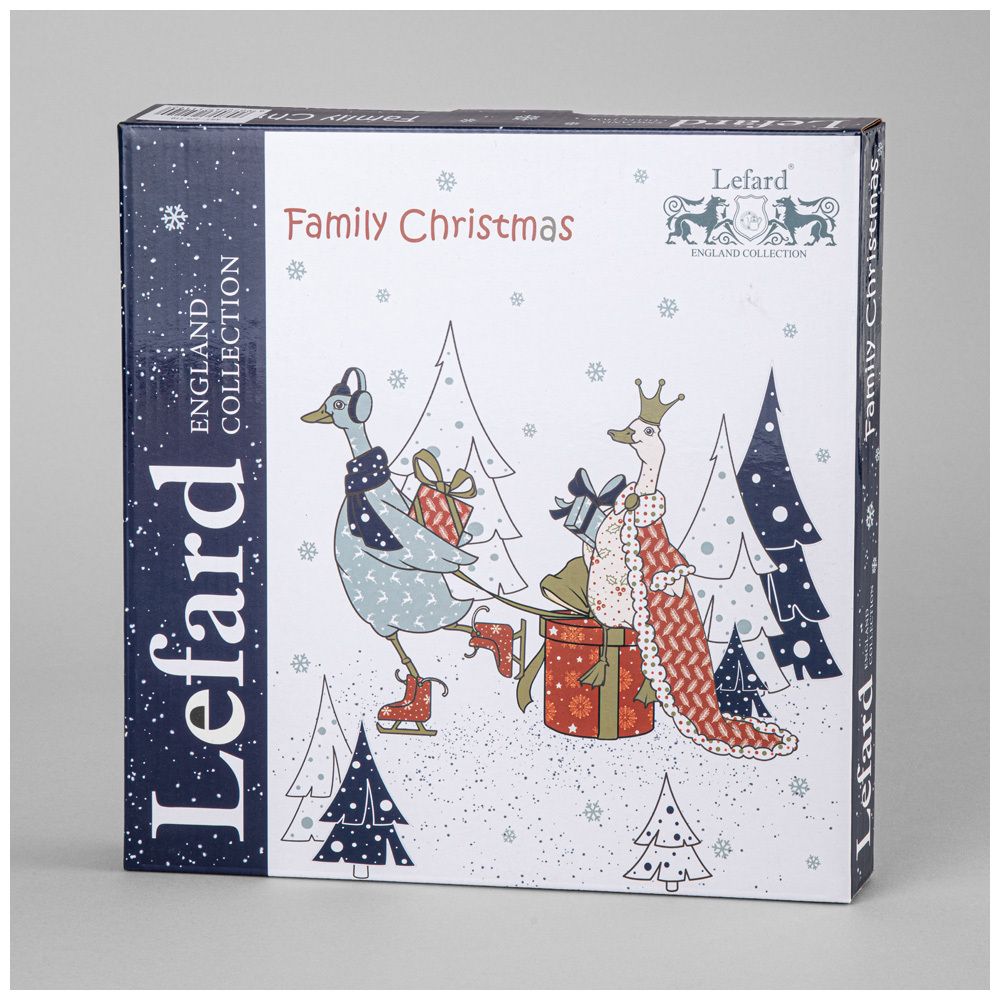 ТАРЕЛКА ОБЕДЕННАЯ LEFARD "FAMILY CHRISTMAS" 25 СМ (КОР=24ШТ.)