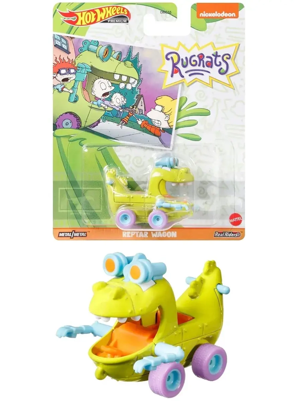 Машинка Хот Вилс Премиум Reptar Wagon DMC55 GRL61