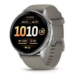 Garmin Venu 4 45 мм Silver with Silver Gray Silicone Band (010-03014-01)