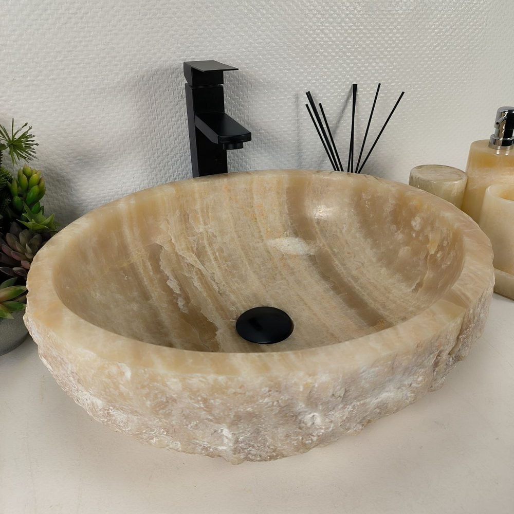 Раковина из оникса Erozy Yellow EO-64540 47*42*15 0159