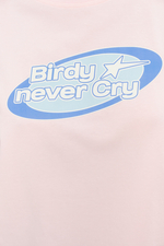Футболка BIRDY NEVER CRY | Розовый
