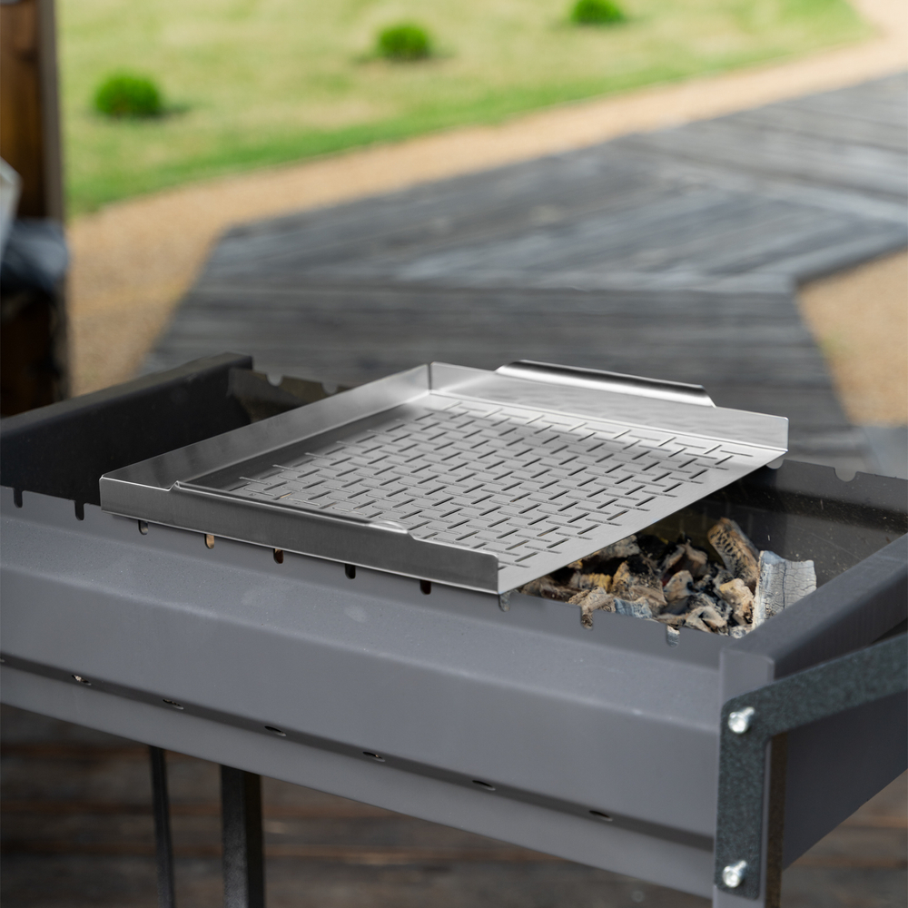 Противень для гриля перфорированный 395x290x30 мм, Camping Palisad