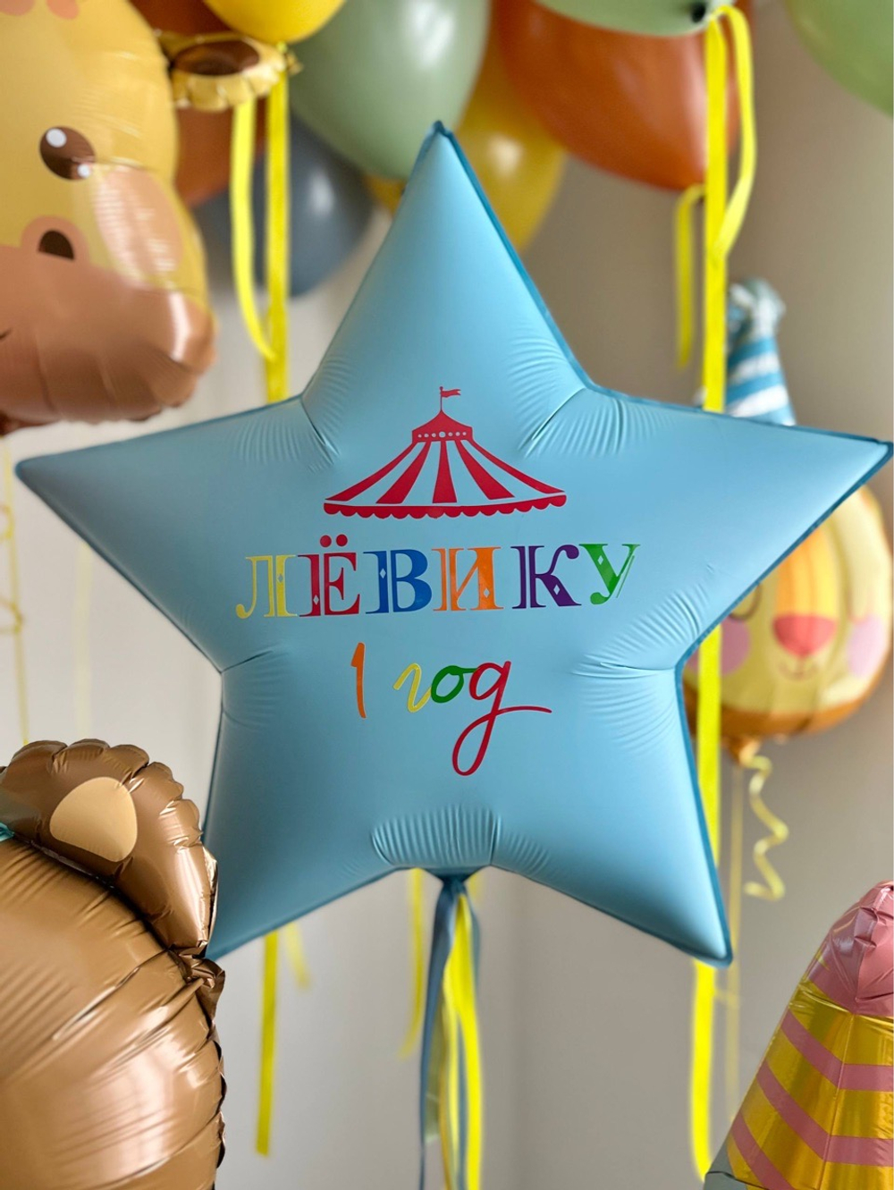 Воздушные гелиевые шарики с доставкой по Хабаровску №5384