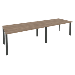 Onix Стол переговорный O.MP-PRG-2.4 Дуб Аризона/Металл Антрацит 3160*980*750