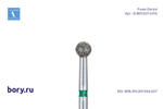 Бор алмазный зеленый  Frank Dental типа FG - D.801.027.G.FG