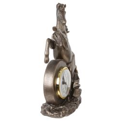 GAEM Фигурка декоративная "Лошадь" с часами (AAAx1 н/п), L16 W7,5 H23 см