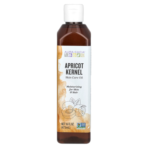 Aura Cacia, масло для ухода за кожей из ядер косточек абрикоса, 473 мл (16 жидк. унций)