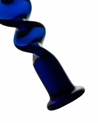 Анальный спиральный стимулятор из стекла Джага-Джага