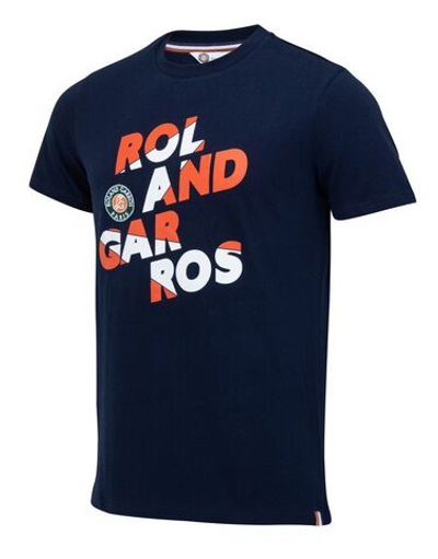 Футболка для мальчика теннисная Roland Garros Tee Shirt Roland Garros - marine