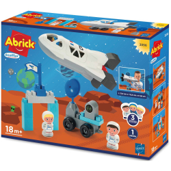 Ecoiffier Abrick - космический шаттл + транспортное средство + 3 фигурки 3356 / артикул   3356  / GTIN 3280250033561