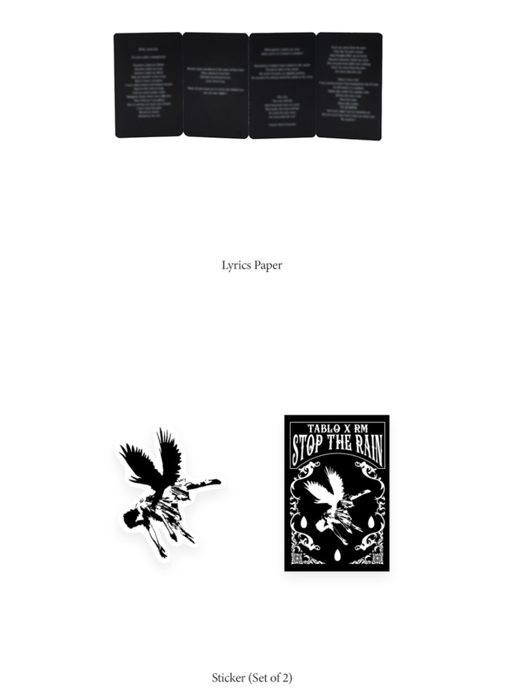 Альбом TABLO X RM (BTS) - [Stop The Rain]