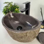 Раковина из речного камня RS-65206 45*32*15 0856