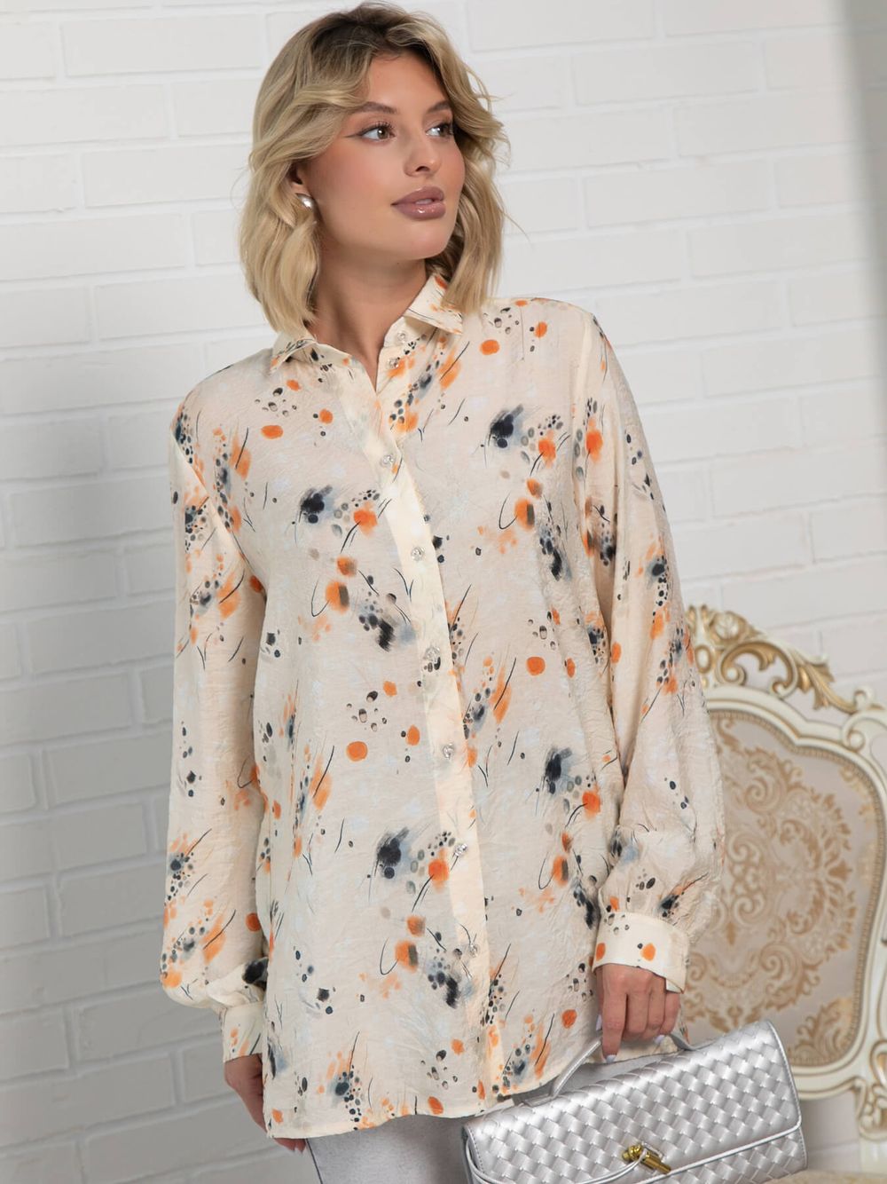 Блуза Алекса (бежевая) Б16185-30М LT Collection