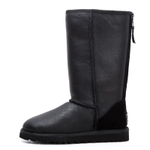 Угги Tall Zip Metallic Black