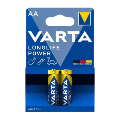 Батарейка Varta Longlife Power AA/LR6 , ( 2 ) шт. в блистере, 04906121412