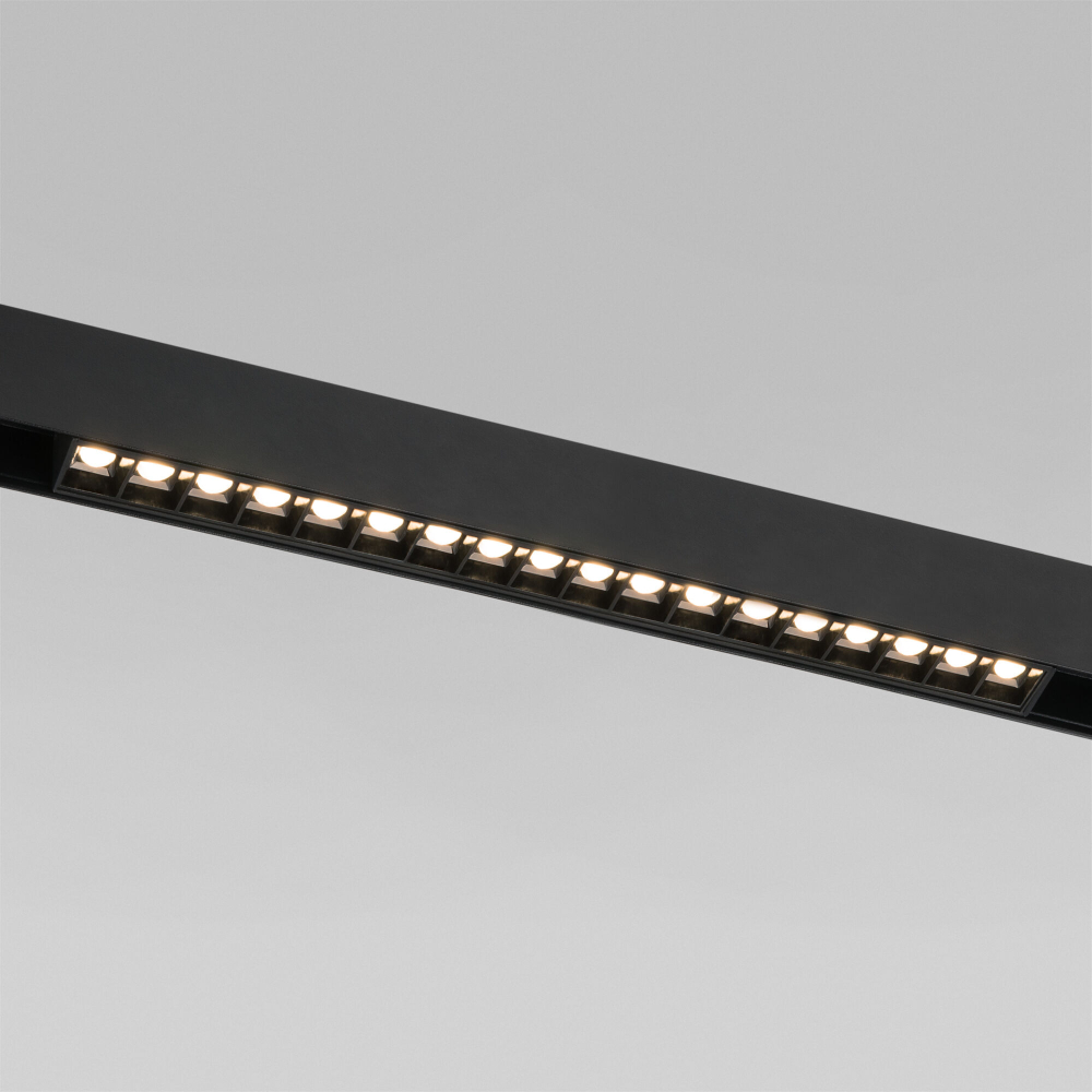 Магнитный трековый светильник Elektrostandard Slim Magnetic SL03 18W 3000K 85006/01 черный