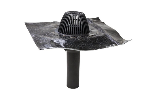 Кровельная воронка AM-075 Vilpe 72007 с битумным фланцем