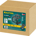 KRAFTOOL RL600, 600 м, ротационный лазерный нивелир (34600)