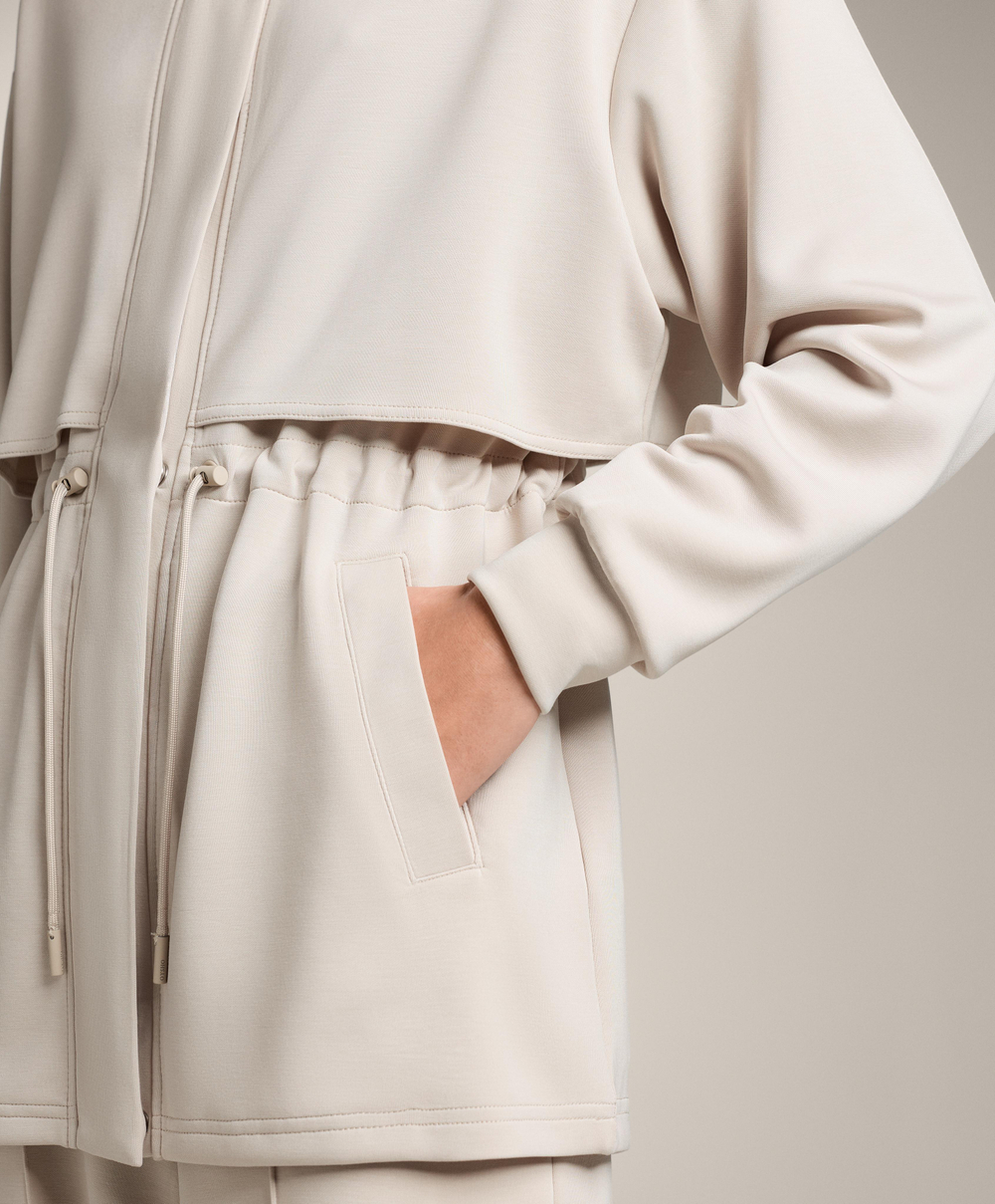 Oysho Длинная мягкая куртка из модала с карманами, норка