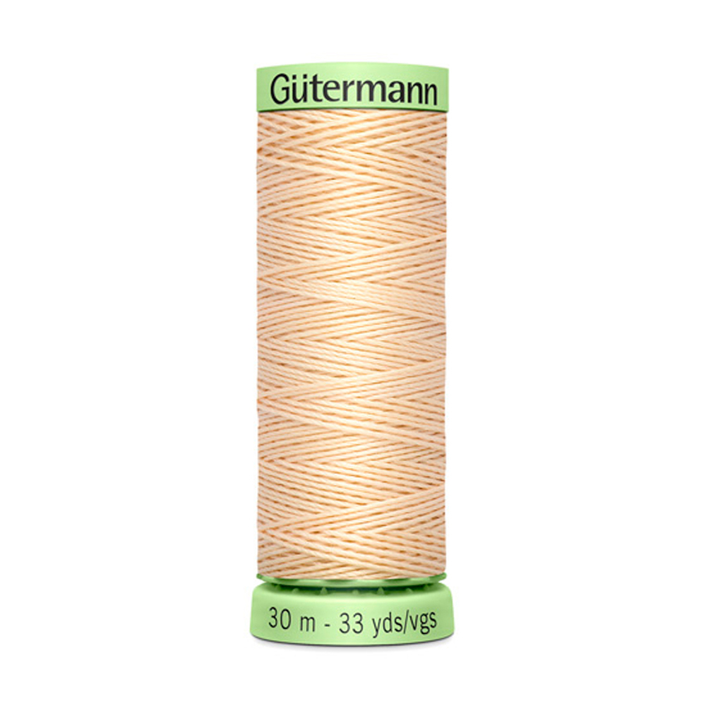 Нить Top Stitch 30/30 м для декоративной отстрочки, Gutermann, 005 кремовый