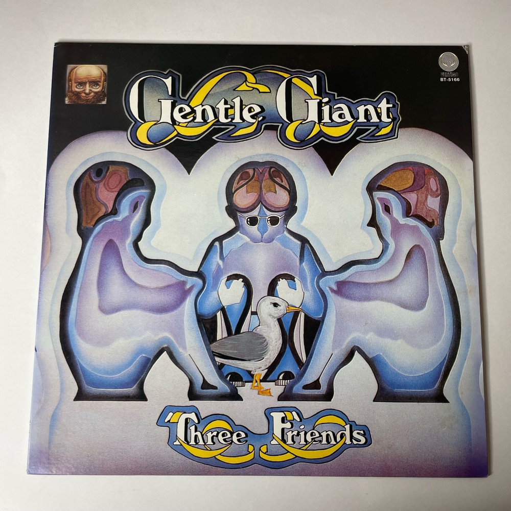 Винтажная виниловая пластинка LP Gentle Giant Three Friends (Japan 1978) (No Obi) Working All Day