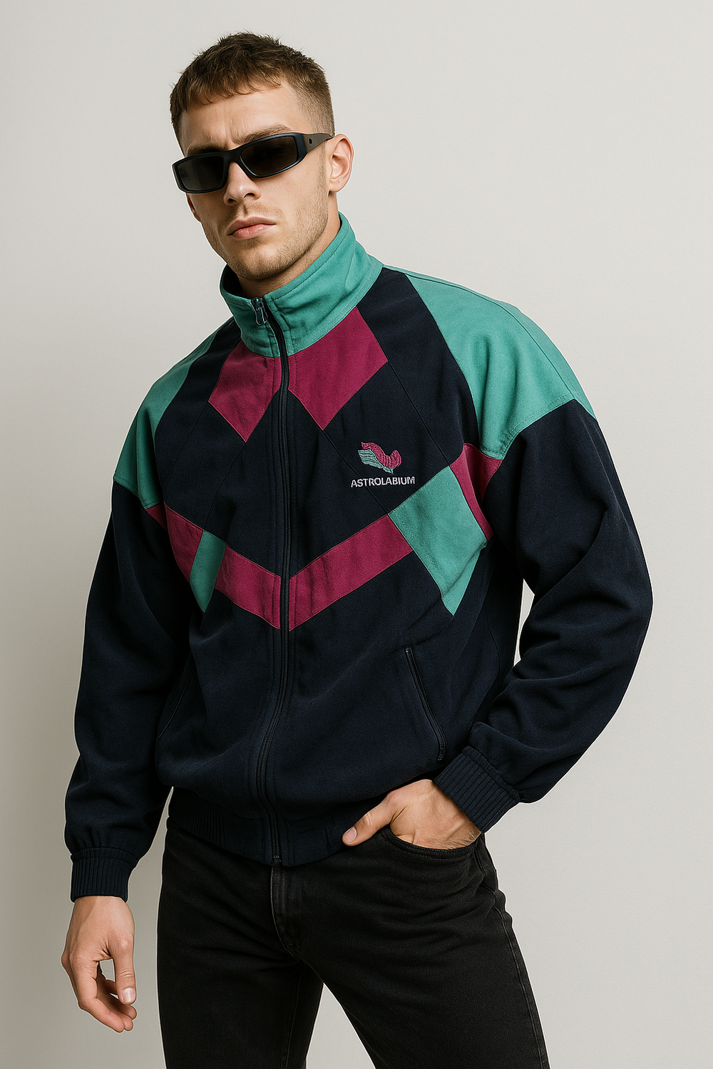 Велюровая олимпийка (XL)