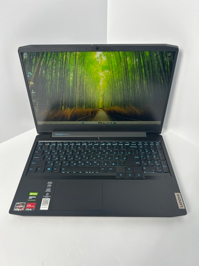 Ноутбук игровой Lenovo IdeaPad Gaming 3 15ARH05 (82EY00BDRU) 15.6"/AMD Ryzen 7 4800H/RAM 16 GB/HDD 1 TB/SSD 256 GB/NVIDIA GeForce GTX 1650 Ti 4GB/1920x1080/IPS 120 Hz/Windows 11/Подсветка кл-ры: LED/черный. Состояние: Уценка/царапины на матрице