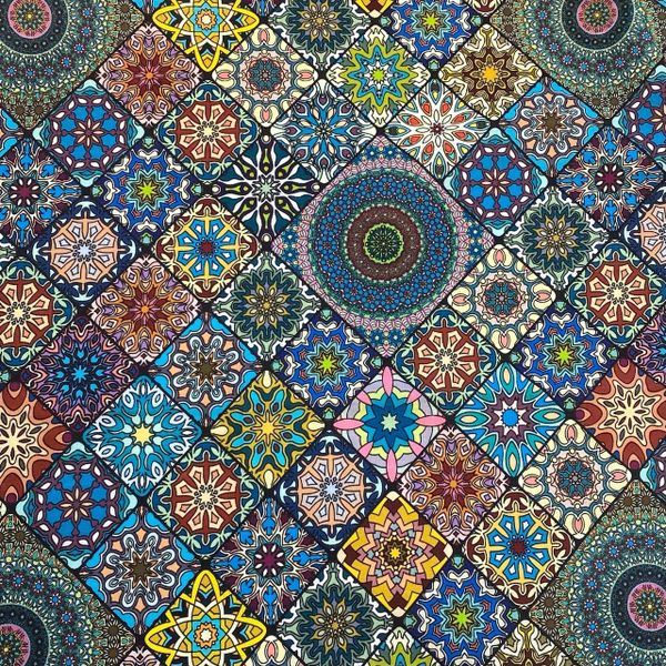 МАРРАКЕШ МАГИЯ , 100% хлопок Handmade Fabrics 1