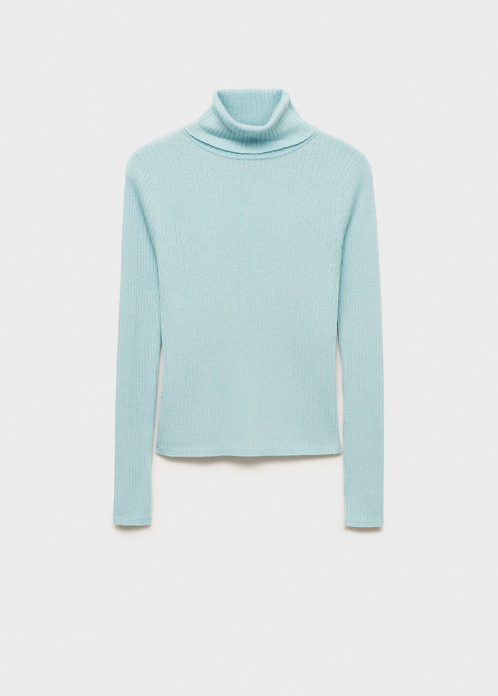 Джемпер из смесовой шерсти с воротником с отворотом