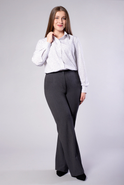 Блузка женская 2553АП, Синий горох #176СГа092553АП