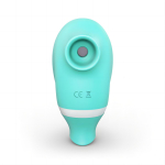 Клиторальный вибромассажер TF 2 in 1 Clitoral Vibrator (Цвет: бирюзовый)