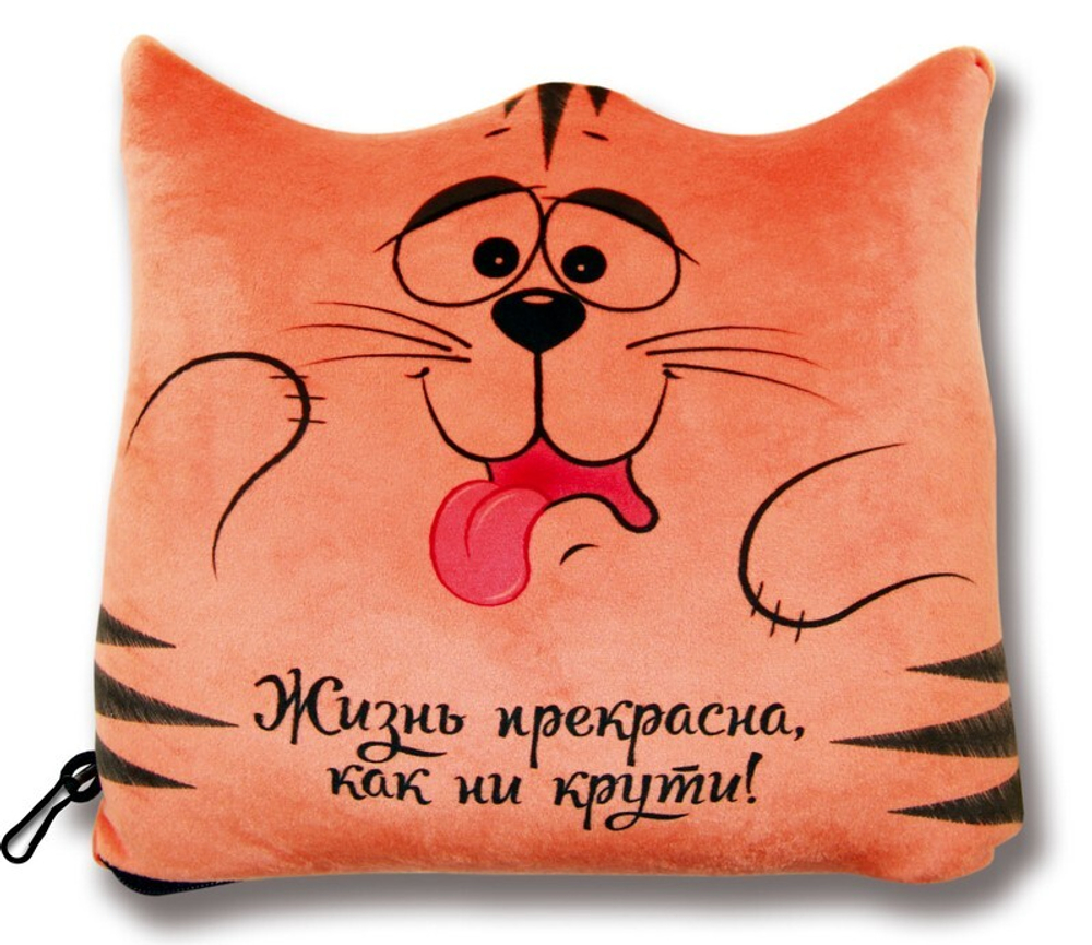 Антистресс "Турист-трансформер Котик" 30*25