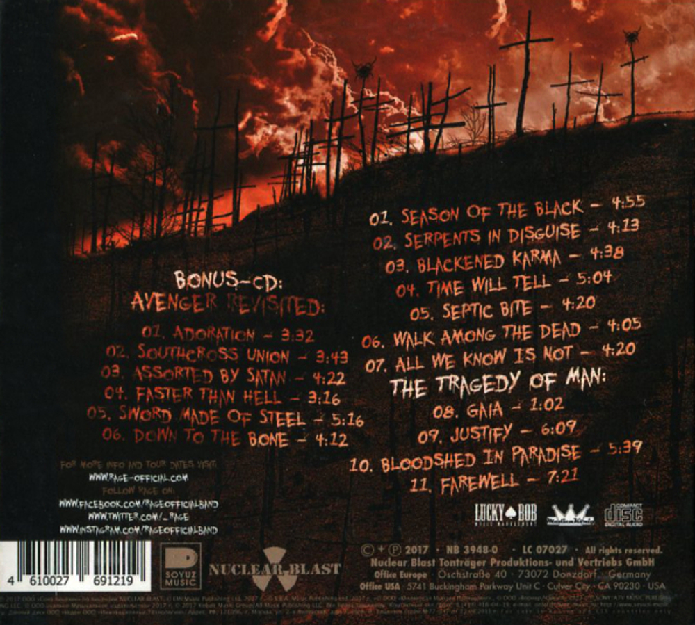 Rage / Seasons Of The Black (RU)(2CD)