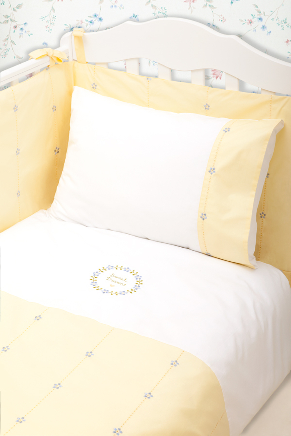 Детское постельное белье в кроватку Luxberry Незабудки Португалия