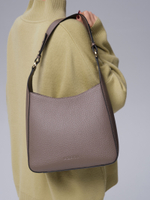 Кожаная сумка Azaro 31027 тауп