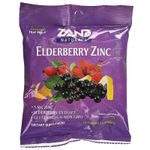 Zand, Naturals, бузина и цинк, сладкая бузина, 15 пастилок для горла