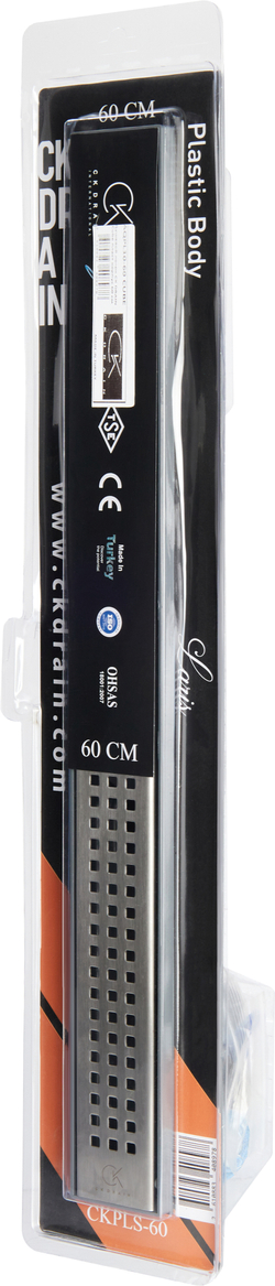 Душевой лоток CK DRAIN AQPL10-60 Cube 60 см,решетка из нержавеющей стали