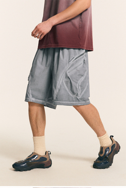 Шорты Nothomme Monterest Garment Dyed серый