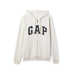 Зип Худи Gap Arch Logo White
