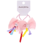 Резинки для волос детские 2шт «КОНФЕТКИ», конфети, микс 5 цветов, d-3см