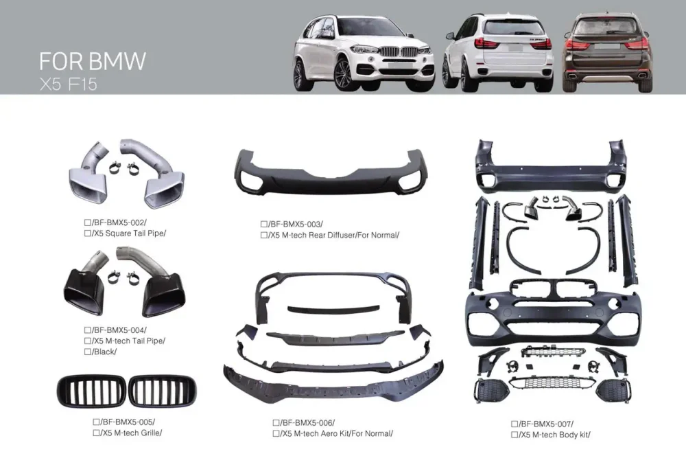 Обвес в стиле М-пакета для BMW X5 F15 2013-2018 X5 M-Tech БМВ
