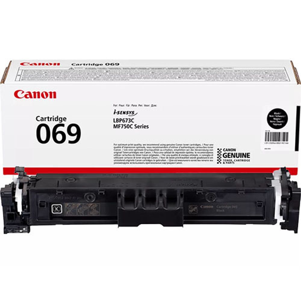 Тонер-картридж Canon 069BK черный 5094c002