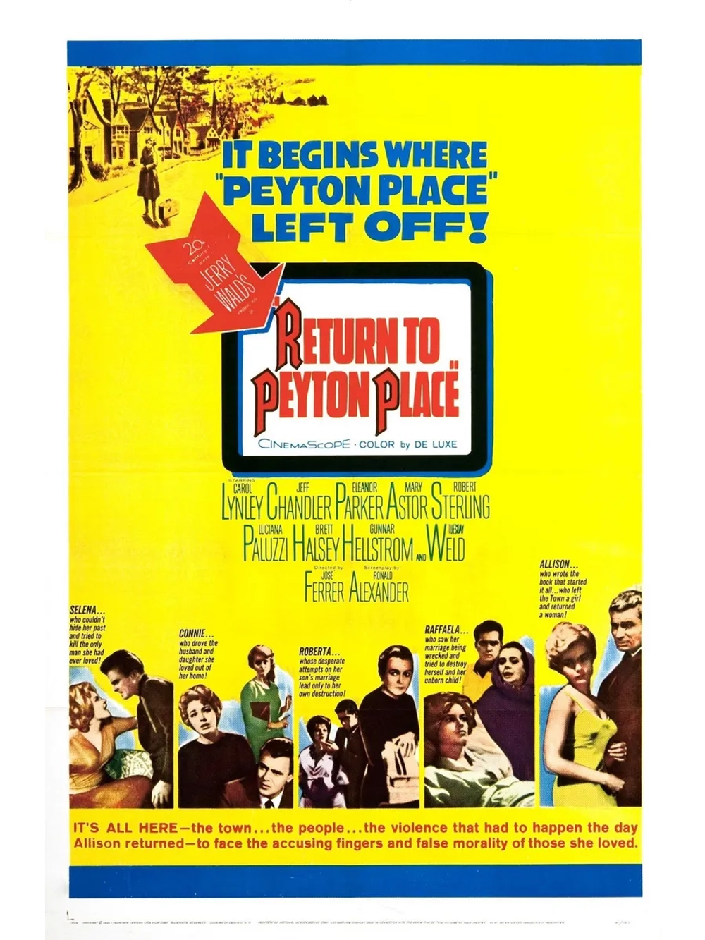 Возвращение в Пейтон Плейс (1961) (DVD-R)