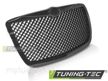 Решетка радиатора для CHRYSLER 300C (04-11) черная глянцевая в стиле Bentley