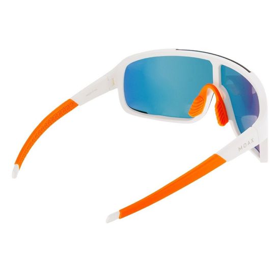 Очки спортивные MOAX Viru белый оранжевый фото 4