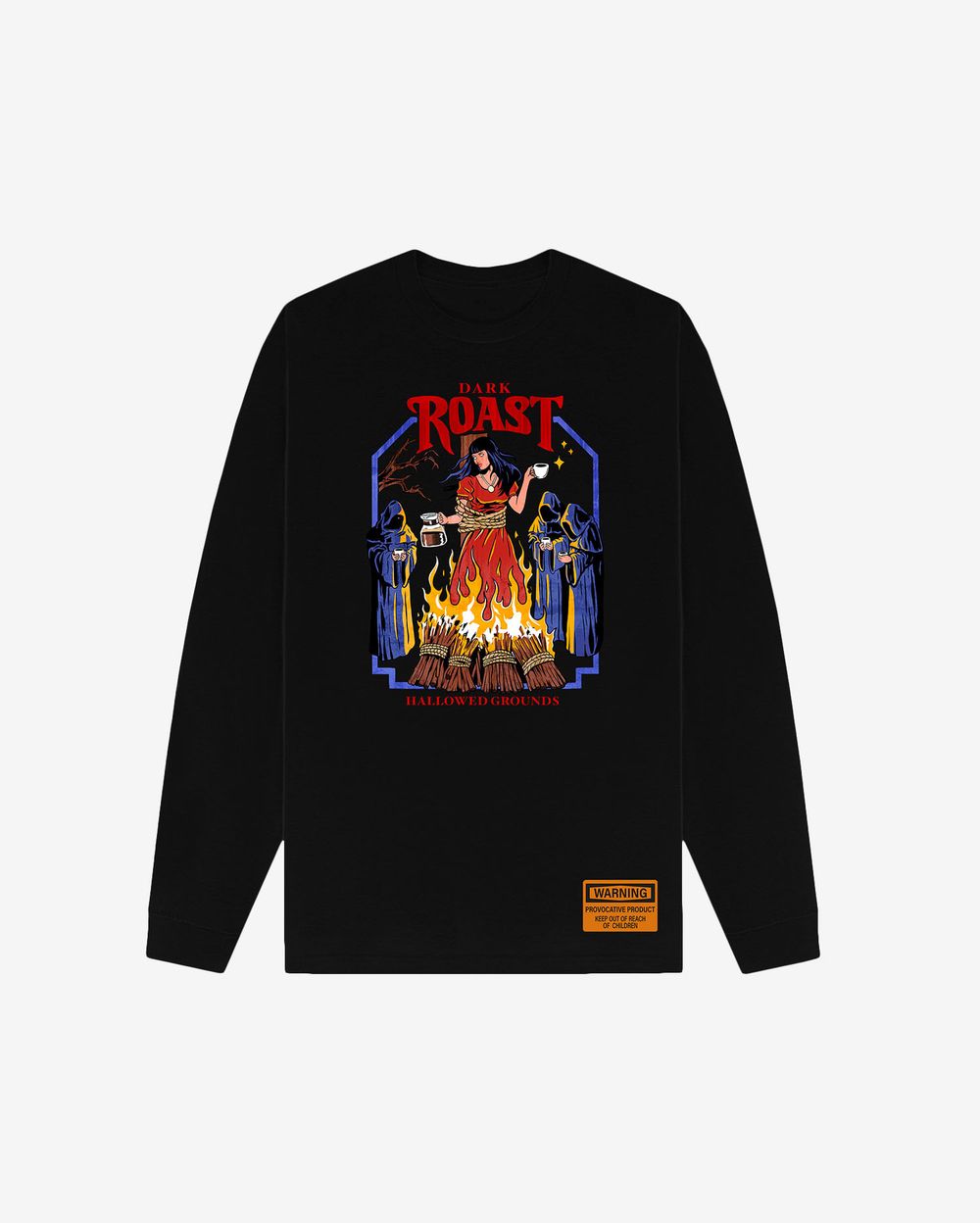 Лонгслив SR by Epic Merch Dark Roast Черный