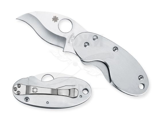 Складной нож Spyderco Cricket C29P c клинком из стали VG-10, рукоять Stainless Steel