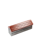 Парапет полимеркомпозитный Everest 130*510 (0,5 кирпич) красный