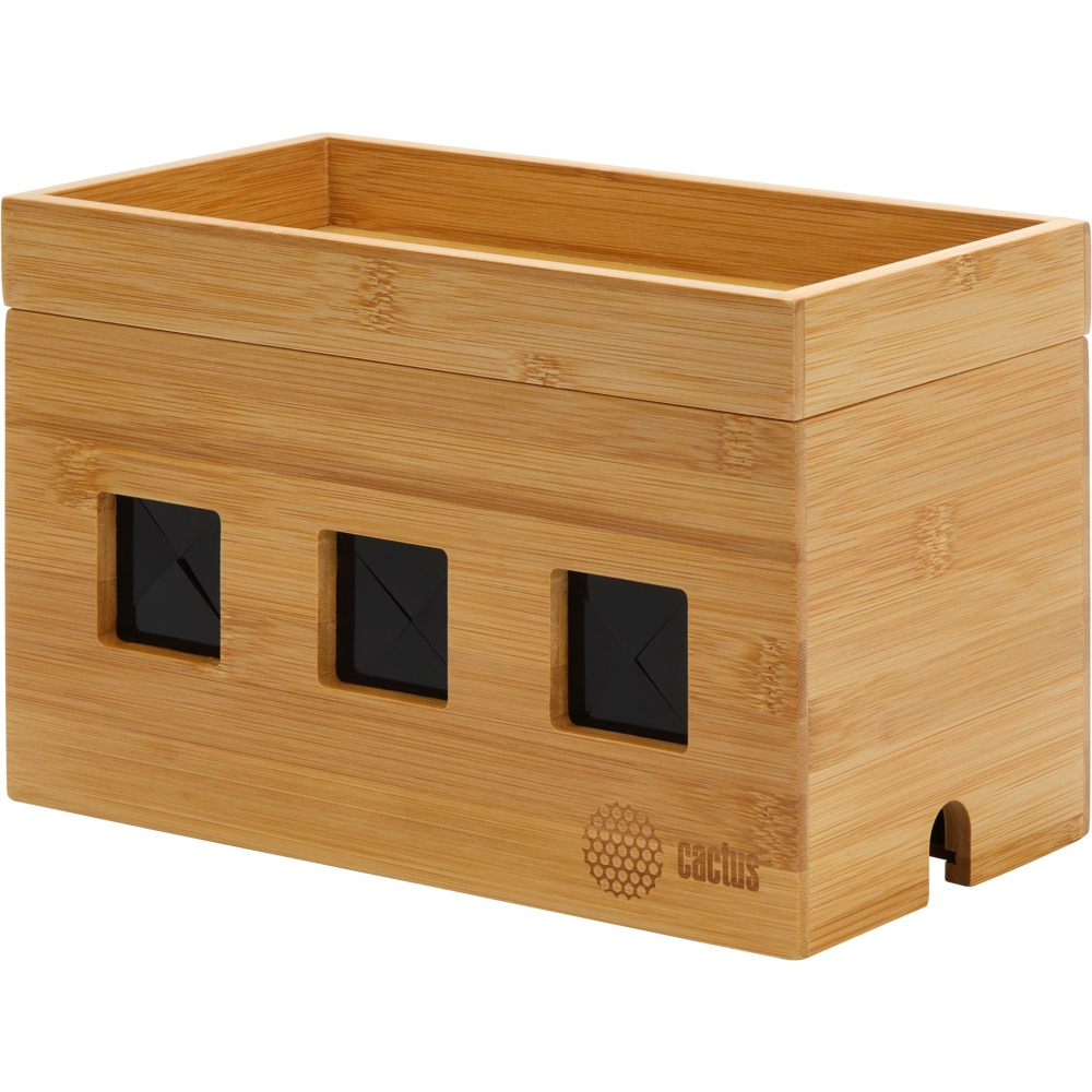 Монтажная коробка Органайзер Cactus CS-BOX-BAM бамбук