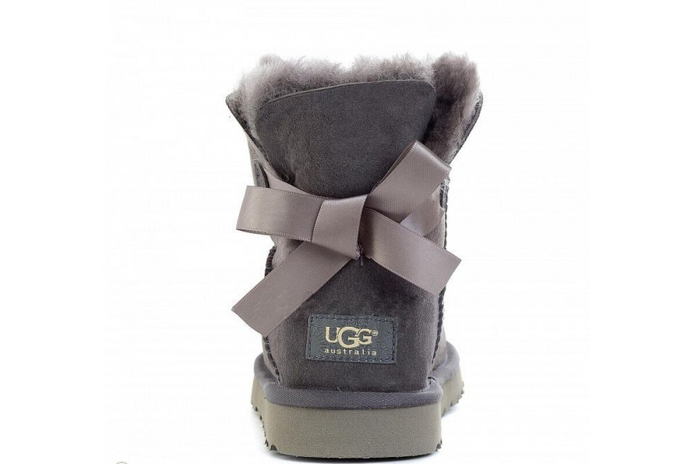 UGG Bailey Bow Mini Grey